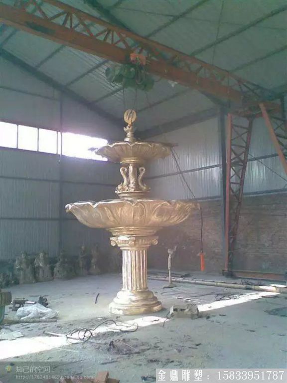 铸铜喷泉雕塑制作 (1)